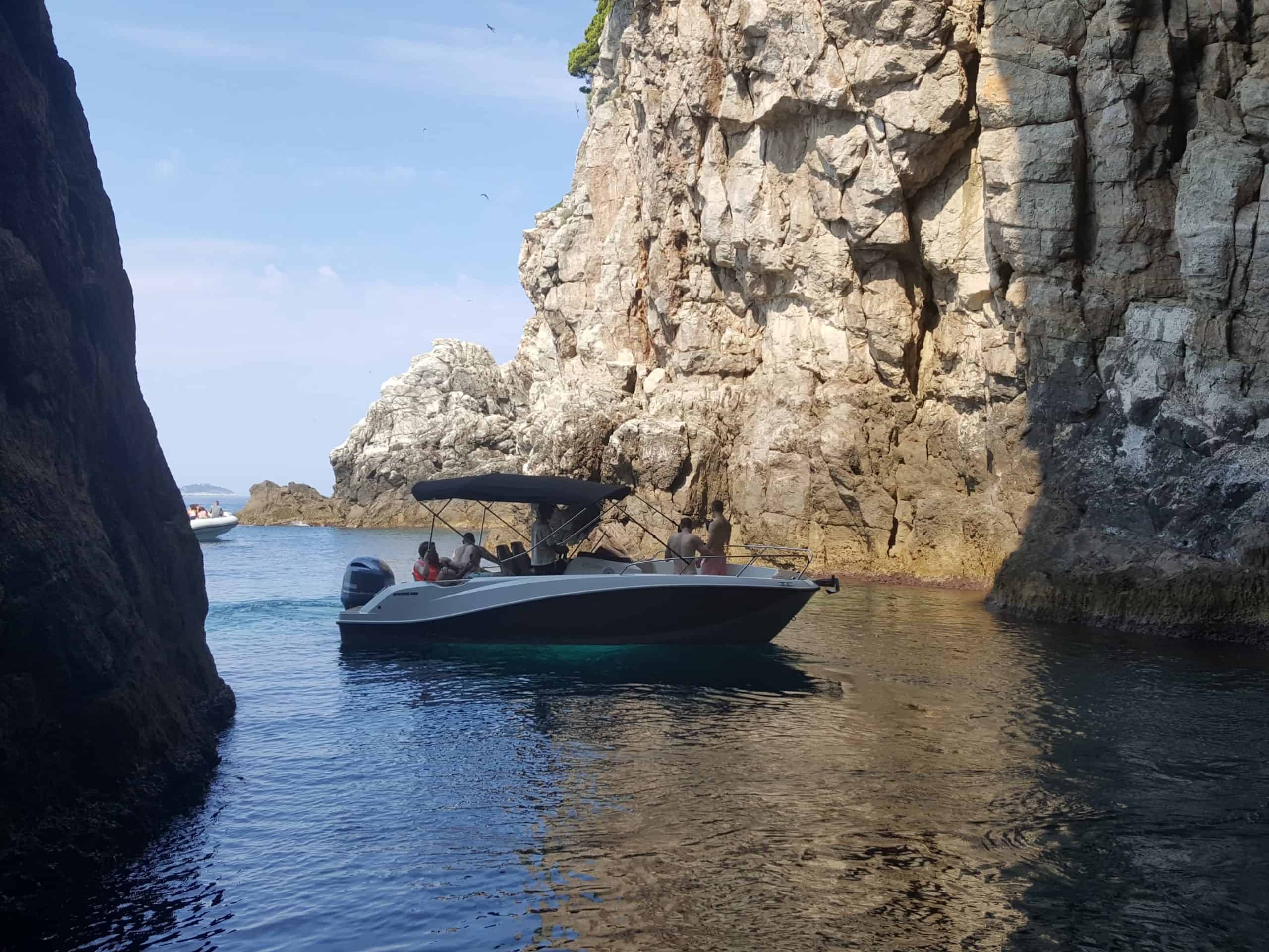 Swimming in crystal-clear Adriatic waters
