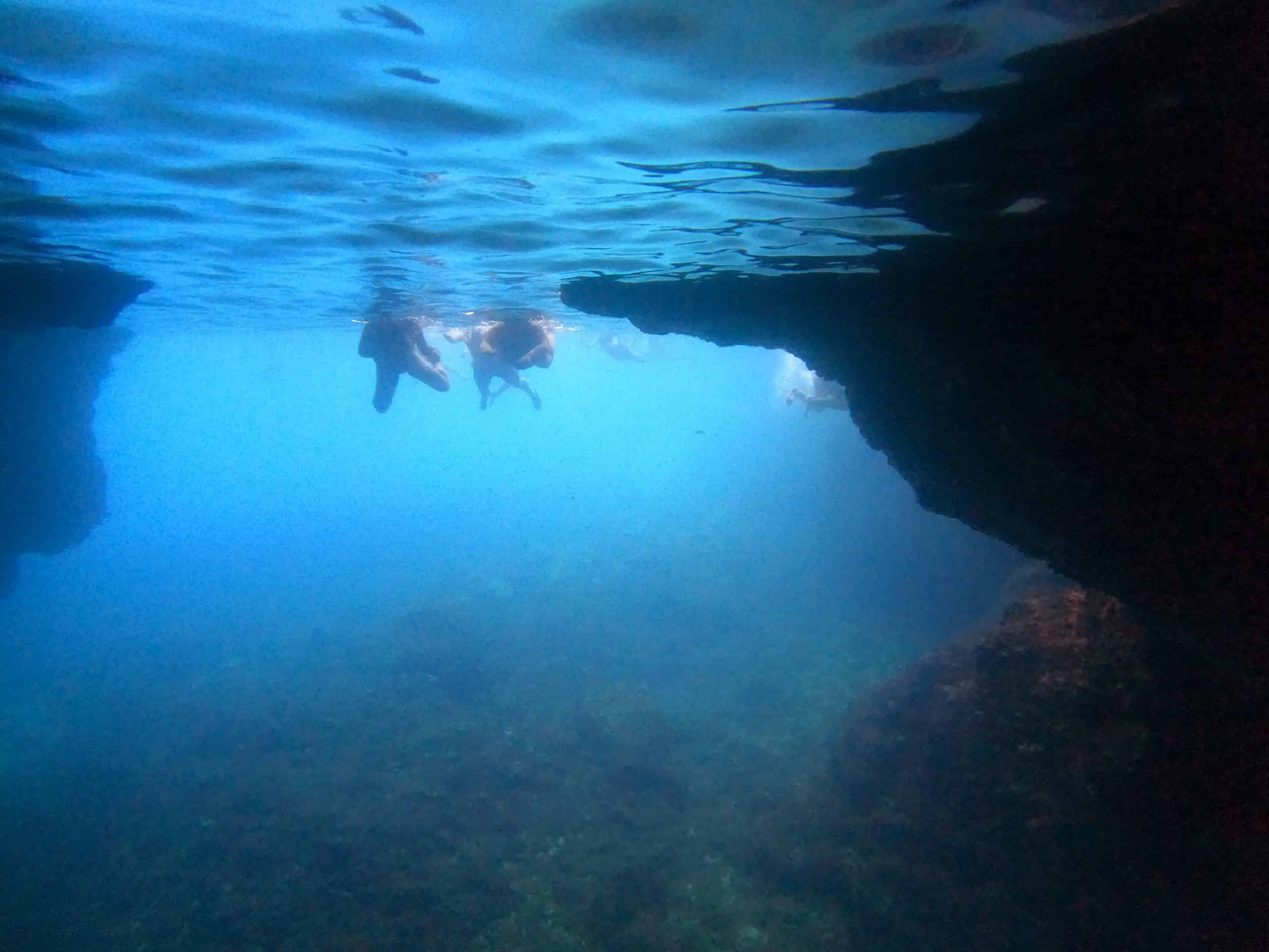 Crystal-clear turquoise Adriatic water
